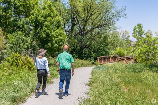 The Gunbarrel neighborhood has miles of trails for exploring prairie land and wildlife habitats.