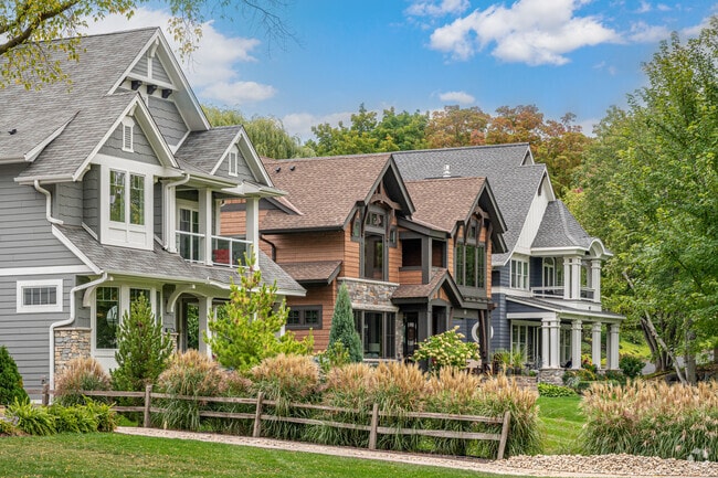 Rows of large homes are a common sight near the shores of Lake Minnetonka in Orono.