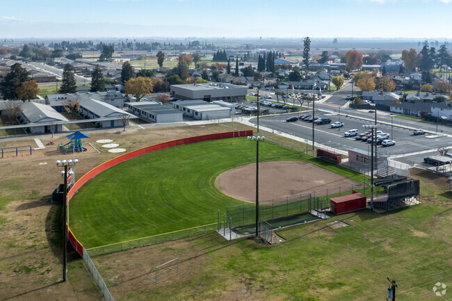 Kids can play baseball at Marshall Elementary School in Fowler.