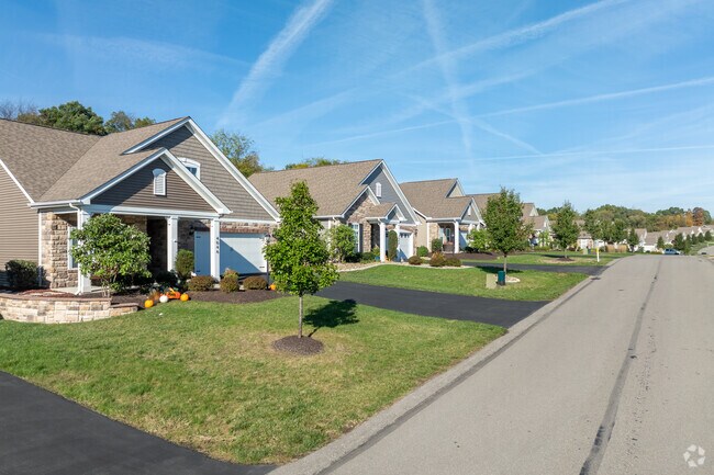 There are long rows of brand new homes with well-manicured lawns across Cecil Township.