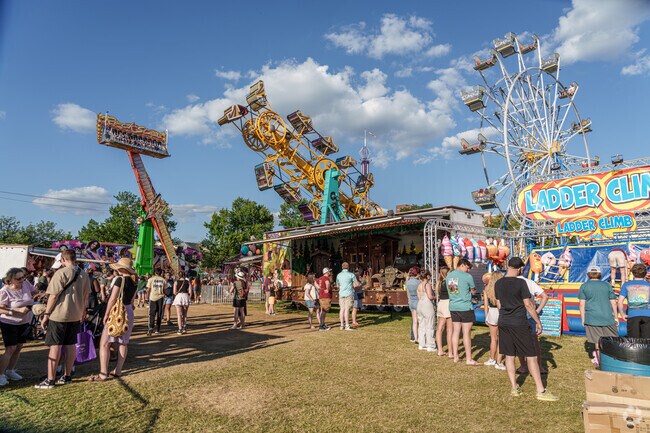 There are plenty of rides at the St Anthony Festival for every level of fearlessness.