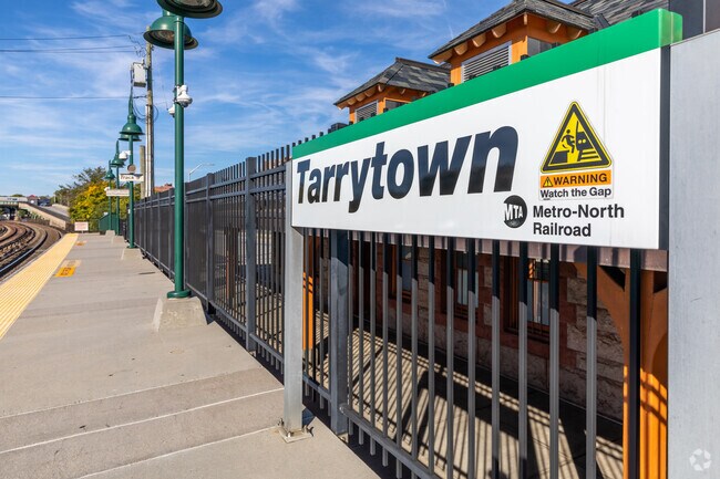 Metro North Railroad in Tarrytown allows residents to travel wherever they need to go.