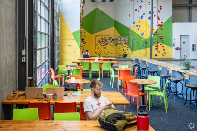 Welcome has many colorful and unique shared spaces.