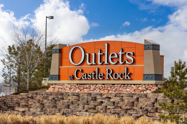 Get some retail therapy in at the Outlets at Castle Rocks.