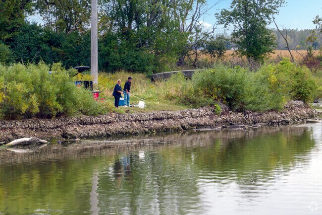 Residents enjoy fishing at Wickes Park in Southeast.