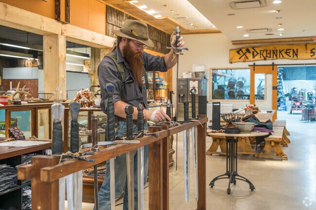 At Drunken Smithy, express your medieval self in the way you forge your steel in West Lebanon.