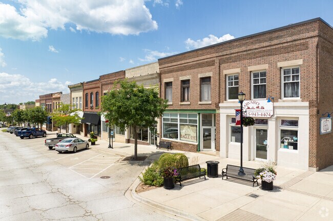 Harvard, Illinois was established in 1856 and most of the building still have their charm.
