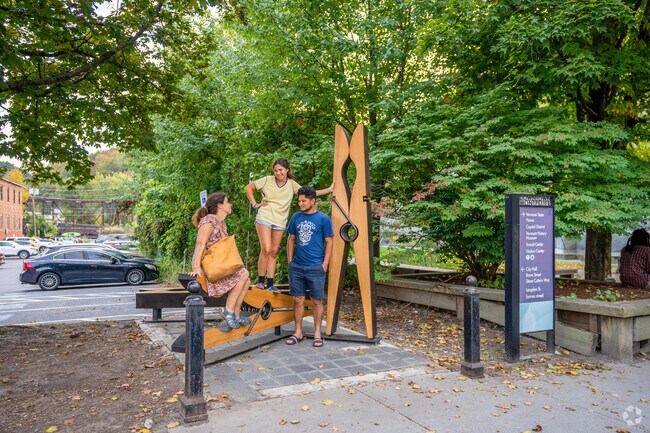Residents of Northfield Street are a short drive from exploring Downtown Montpelier.