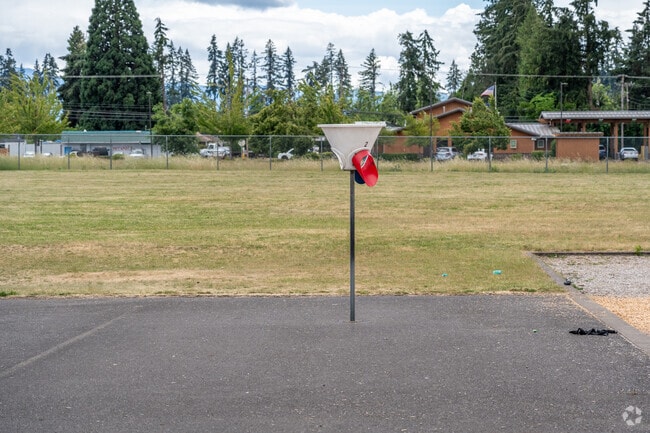 Riverbend Elementary School has various outdoor games in East Springfield.