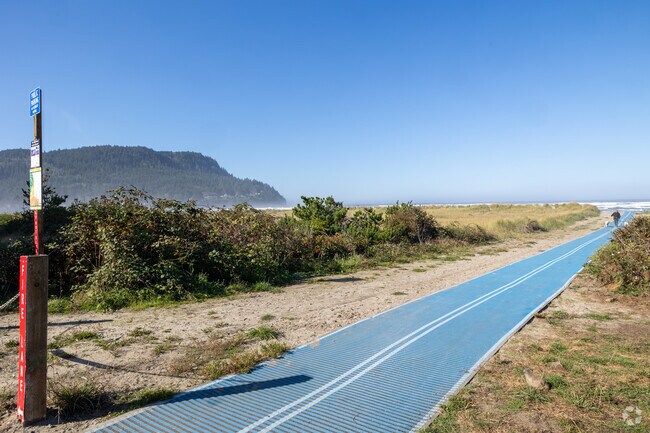 Beach access is just steps away from your doorstep in Cartwright Park.