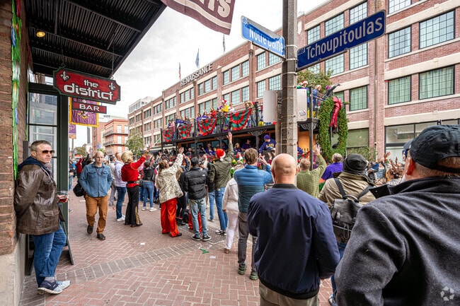 Paradegoers line the streets for the Children’s Hospital Holiday Parade.