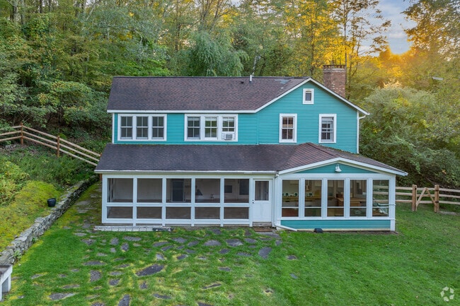 This Craftsman home sits in a quiet section of Marbletown on Cherry Hill Road.