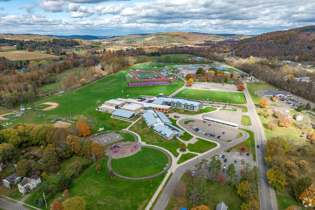 Owego-Apalachin Middle School is right next to the Elementary School and High School.