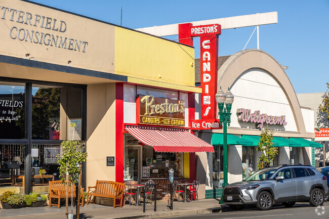 Easton Addition is adjacent to the commercial strip on Broadway.