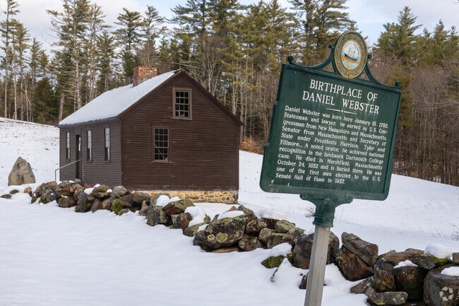 Franklin is home to the birthplace of Daniel Webster.