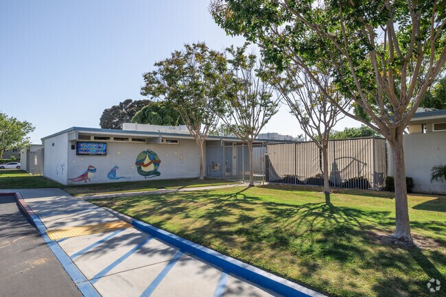 Students enjoy the atmosphere at Woodland Elementary School in Costa Mesa.