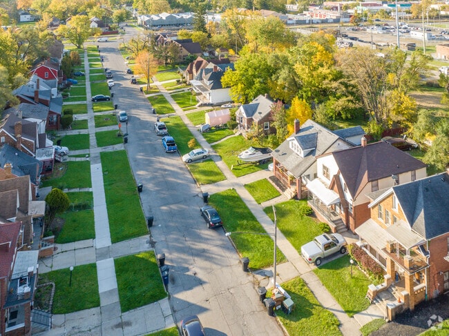 Single family homes line the streets in Pride Area Community.