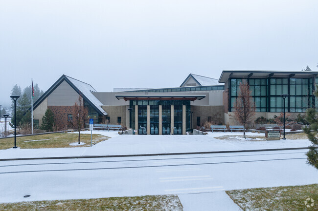 Ferris High School offers two large parking lots.