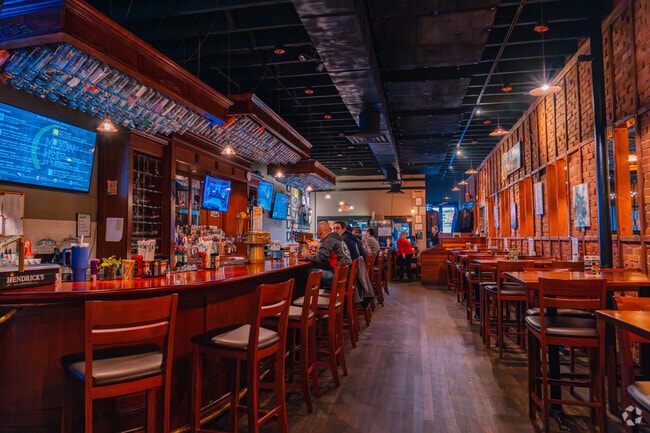 Nearby residents can head over to the Gardner Ale House for a beer with friends.