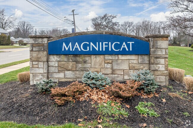 Magnificat High School hosts ninth through twelfth grades.