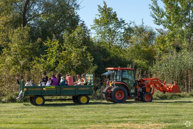 Hay rides are fun for the whole family at Family Fall Fest in Troy.