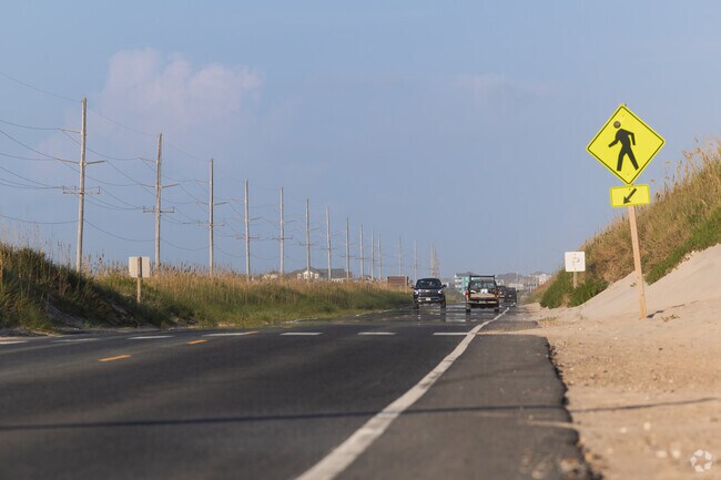 Hatteras residents commute around the Outer Banks on North Carolina Highway 12.