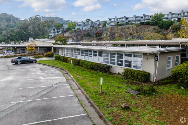 The New Village School has spacious grounds in Sausalito.