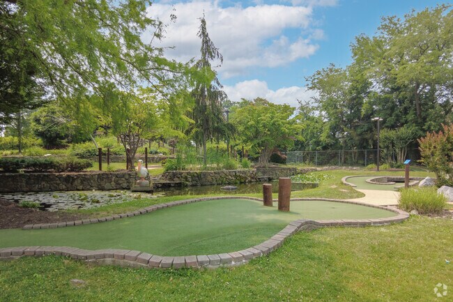 Enjoy a game of mini golf at Upton Regional Park near the Seven Corners neighborhood.