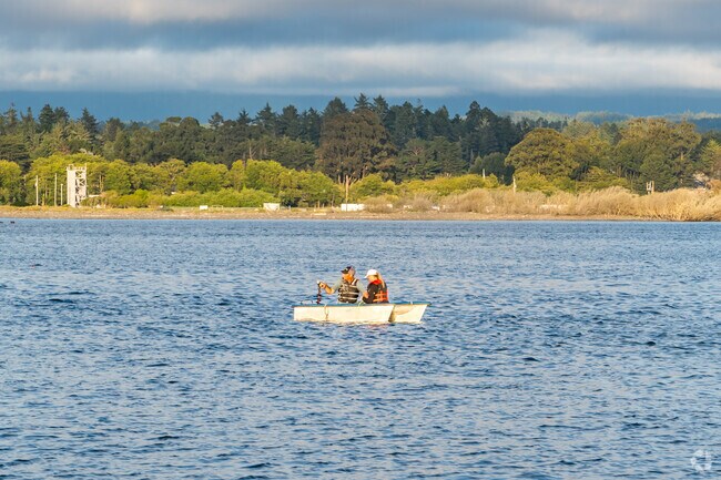 Samoa residents cast off into the bay waters from the Samoa Boat Ramp.