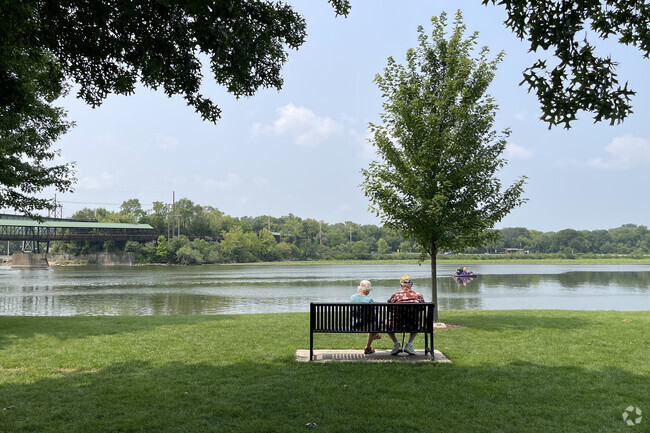 The scenic Fox River is major part of life in Ferguson Creek where residents take in the views.