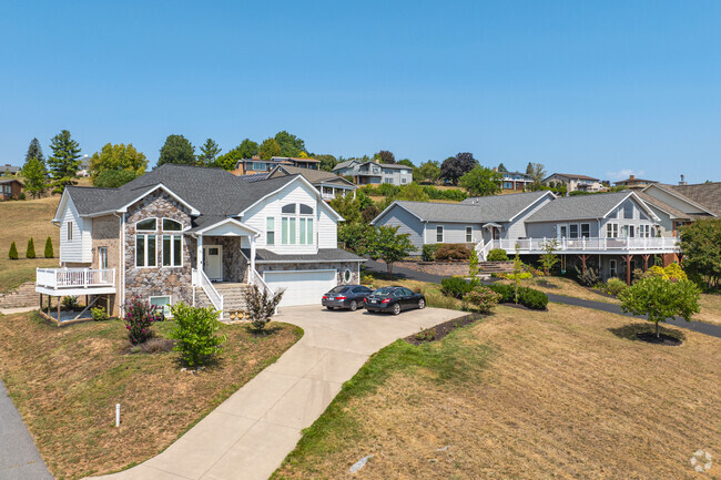 New Traditional homes in Park View sit on massive lots with plenty of space on their property.