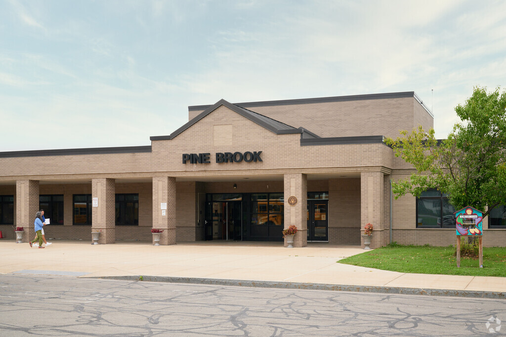 Pine Brook Elementary School entrance.