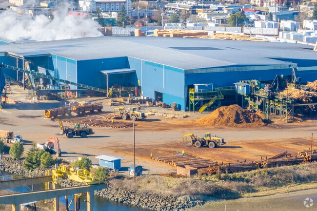 The Lumber Mill is the backbone of Shelton and offer many job opportunities to locals.