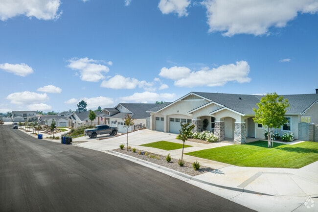 A neighborhood of new homes seen in a Calimesa community.