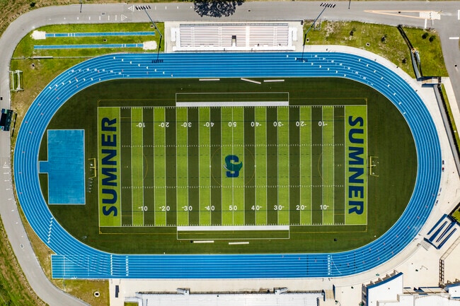 The athletic fields at Sumner High are excellent quality.