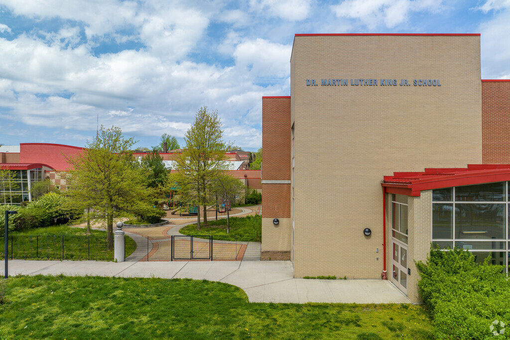 Martin Luther King Jr Elementary School is Attached to the Middle School in the North Trenton Neighborhood