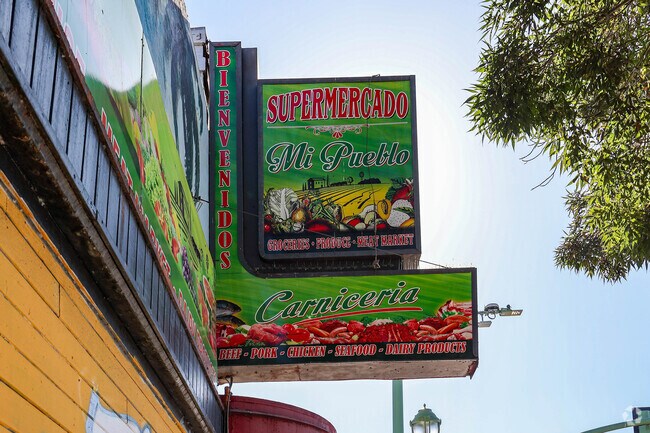Locals shop for groceries at Supermercado Mi Pueblo in Oak Tree.