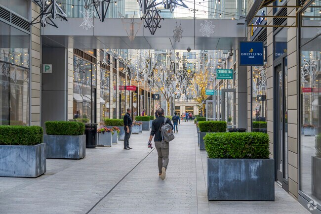 CityCenterDC has festive Christmas decorations for Downtown DC holiday runs.