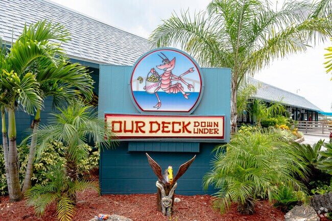 Our Deck Down Under is a popular spot amongst locals for lunch or dinner in Wilbur by the Sea.
