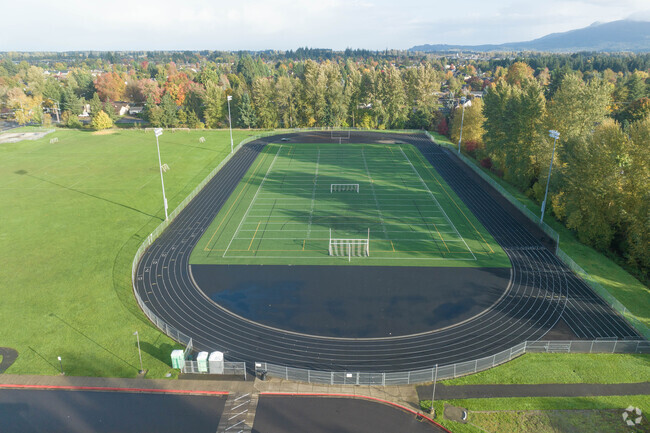 Cal Young Middle has a brand new soccer field and track for students to enjoy.