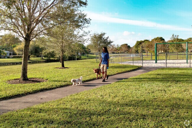 The Crestwood neighborhood of Royal Palm Beach, FL is a dog friendly community.