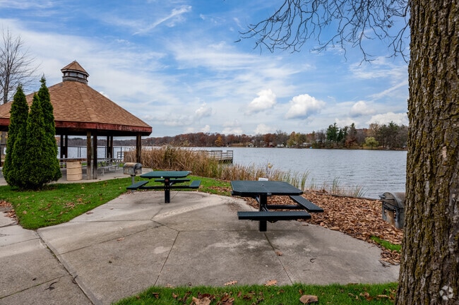 Enjoy a picnic along Otter Lake in Marathon Township.