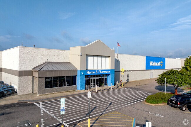 Walmart is the main store at the Westside Village Shopping Center in Rockfish.