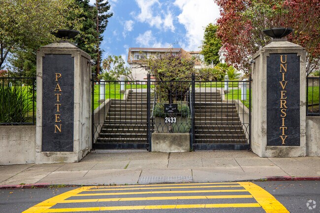 Oakland Charter High School is part of the Patten University Complex.