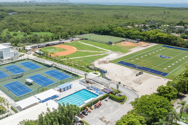 Gulliver Preparatory School has amazing sports fields.