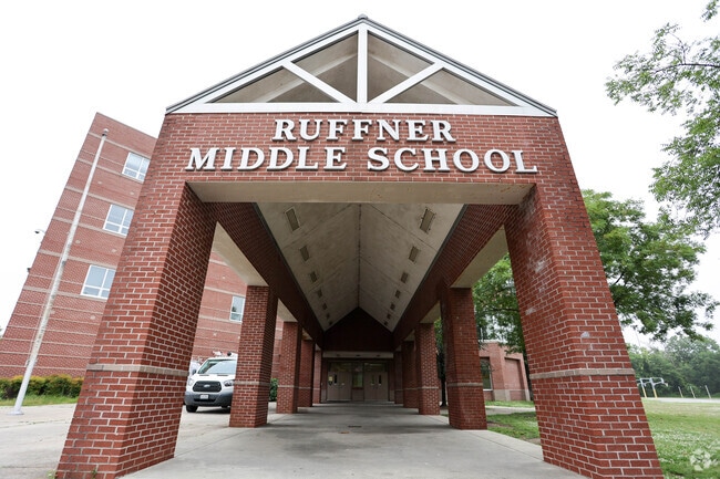 Ruffner Middle School has a student-teacher ratio of 12:1.