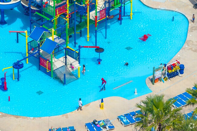 Cool off on a hot day at the water park at Daytona Lagoon near Daytona Beach Shores.