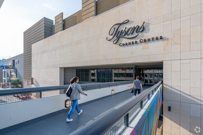 Residents and visitors alike frequent the popular Tysons Corner Center Mall.