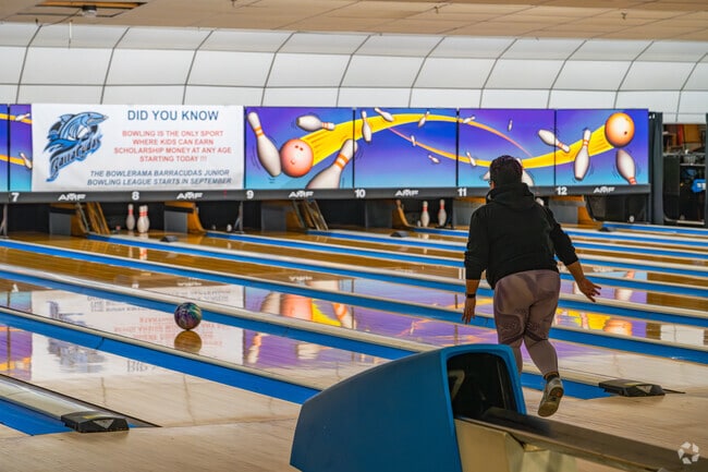 Hit the lanes at Bowlerama for a fun night out just a few minutes from Wilmington Manor.