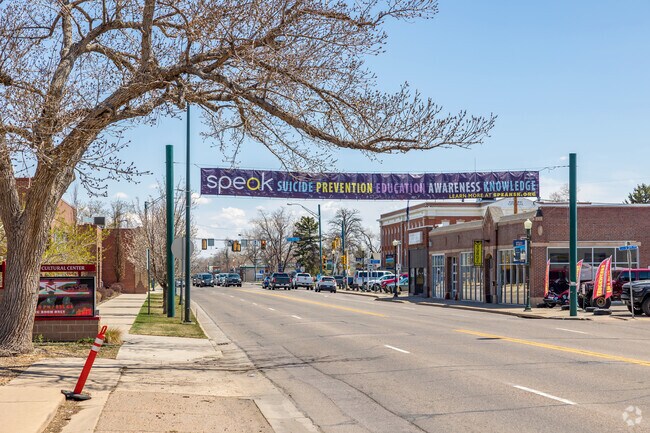 Downtown Brighton has a vibrant, artistic community.